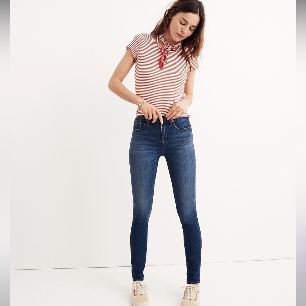 Madewell 10” High Rise Skinny Jeans Tencel Denim Women’s 37